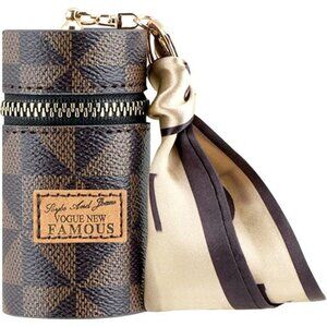 Lipstick Case, Mini Leather Lip Gloss Lipstick Organizer, Travel Lipstick Bag